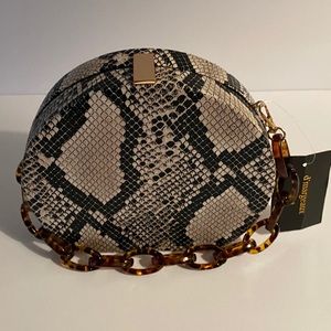 NWT snakeskin handbag